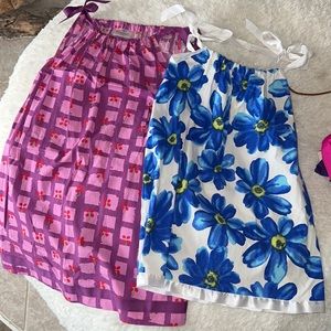 Girls summer tie up in shoulder dresses